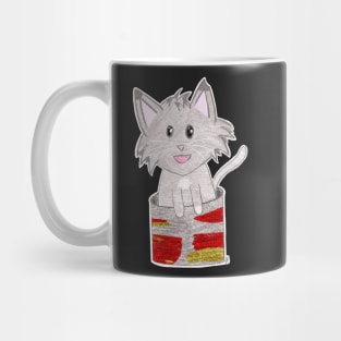 Timmy the Tin Can Cat Mug